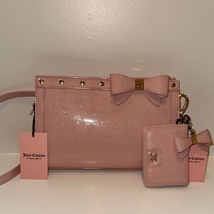 Juicy Couture Pink Bow Accent Women's Bag and wallet